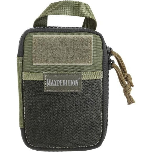 Mini Pocket Organizer Small Travel Pouch Bag with Zipper Compartments for Gear - Picture 2 of 7